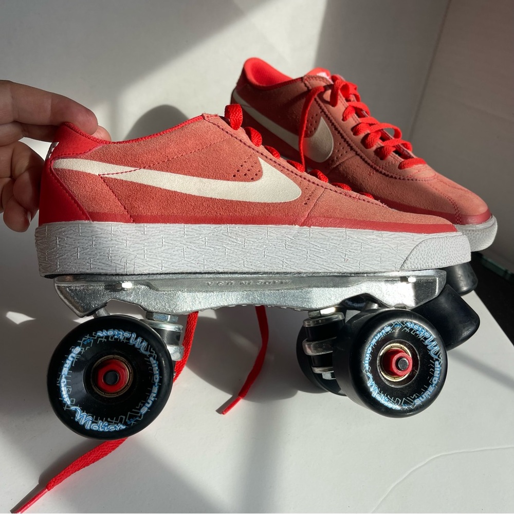 Nike Bruin Zoom Premium Sneaker RollerSkates Mango Men Size 8.5 - Picture 14 of 15